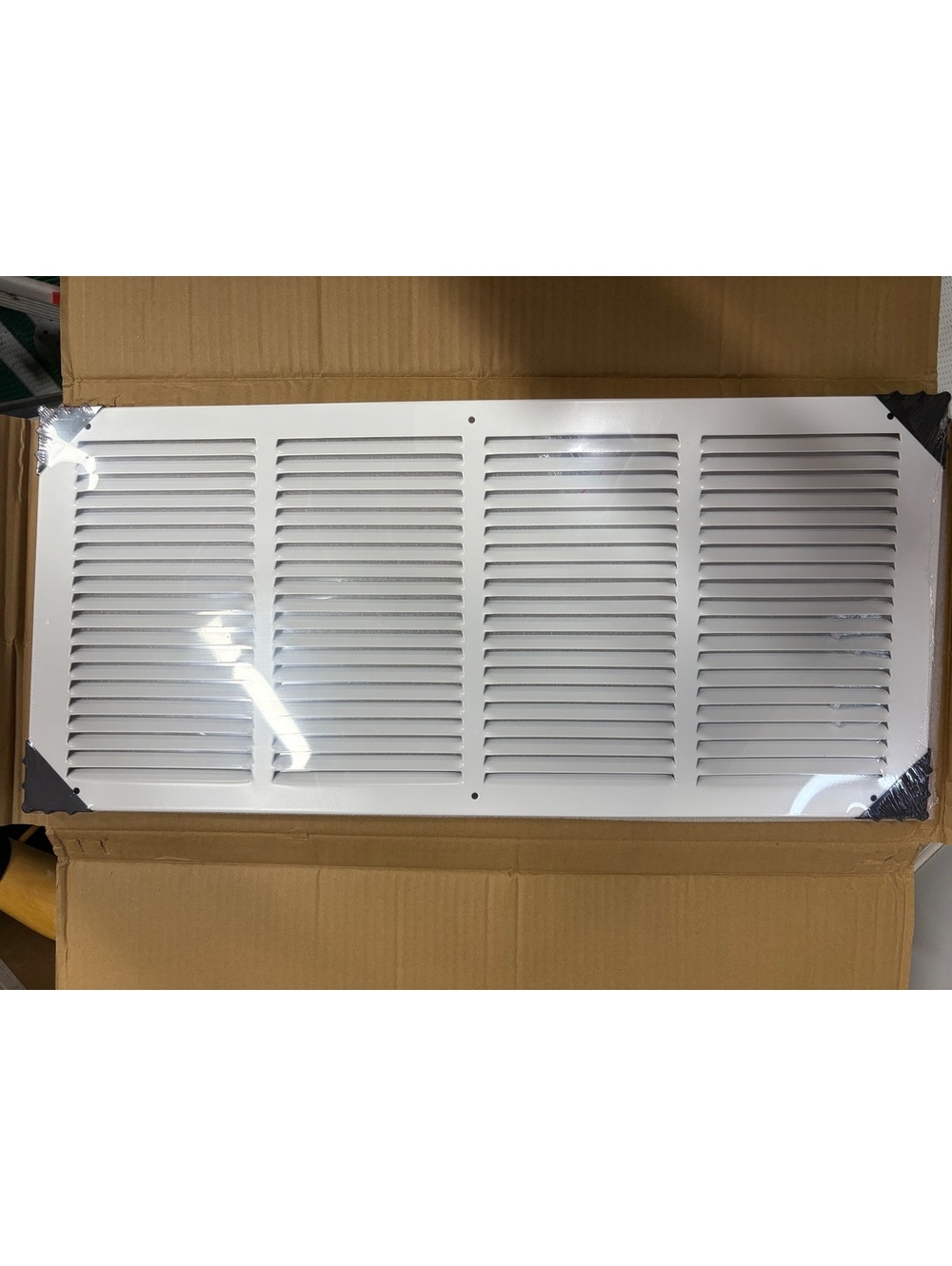 EXCELFU 24x10 Return Air Grille Vent Cover for 24”W x 10”H Duct Opening HVAC